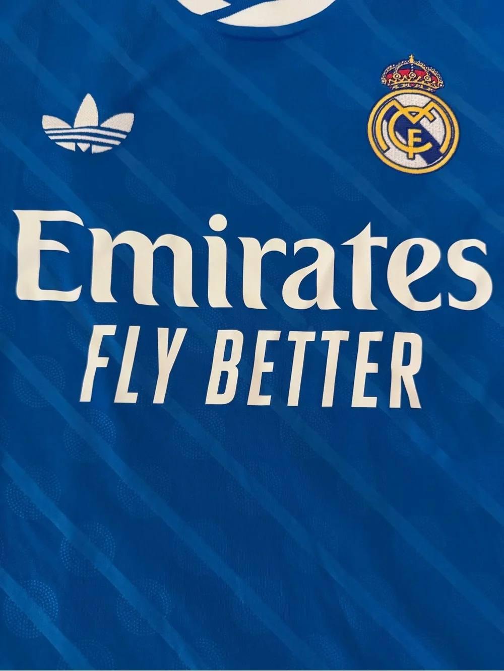 Adidas Real Madrid 3rd Blue Soccer Jersey JV5845 Men’s Sz: XSmall